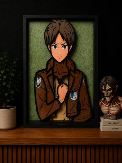 Cuadro de Eren Yeager