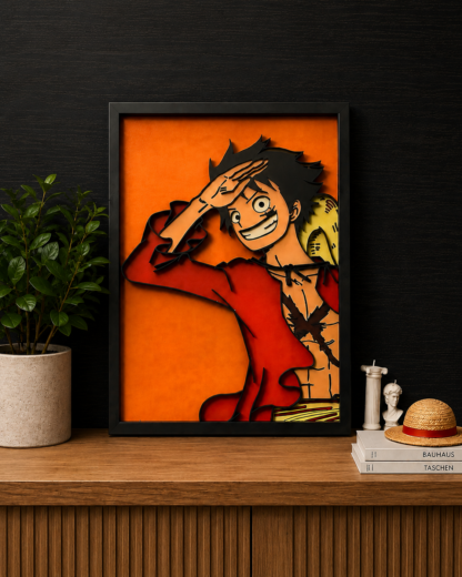 Cuadro de Luffy